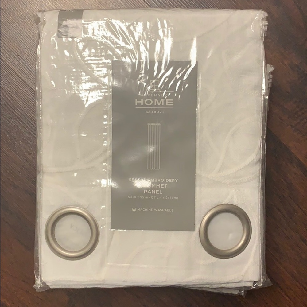 Sheer white curtains